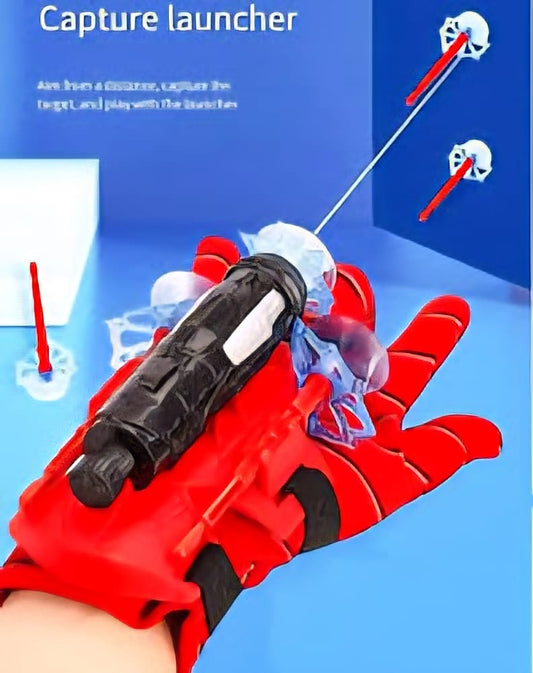 Spider Web Shooters Toy for Kids Fans, Hero Launcher Wrist Toy Set,Cosplay Launcher Accessories,Sticky Wall Soft Funny Children's Educational Toys