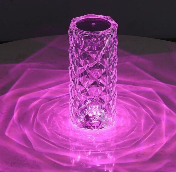 Large Crystal Lamp Rose Light - 16 Color Changing Crystal Diamond Lamp with Remote Control | Touch Control Home Decor Lighting